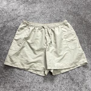 Extra Sportswear Shorts Womens 2X Sidewalk Beige Stretch Pockets Polyester Light